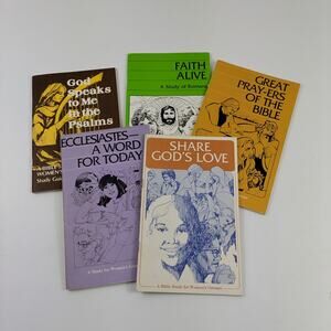 Religious Lutheran Booklets Concordia Bible Study Women's Groups 70s 80s Vintage